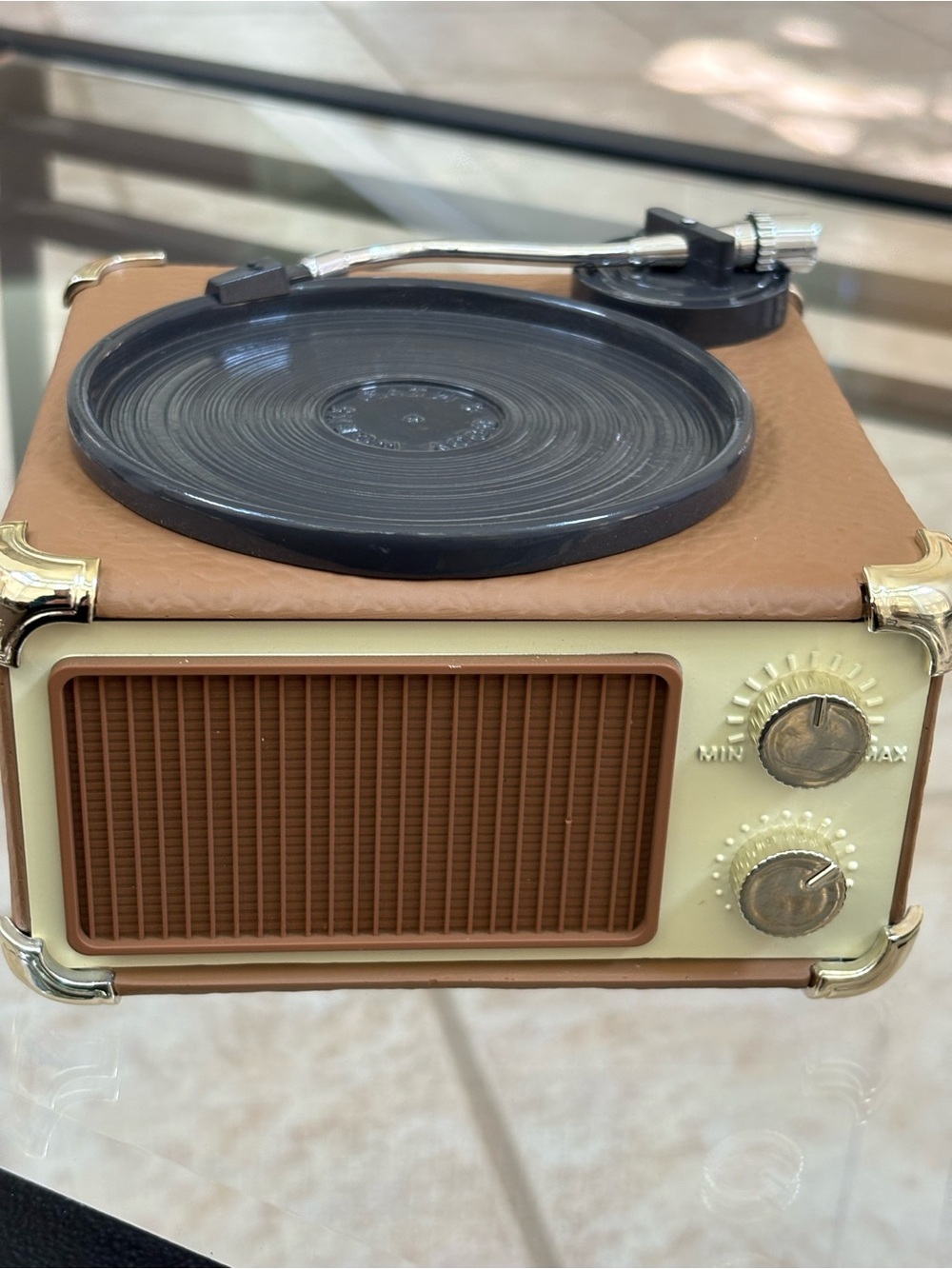 Vintage-Inspired Mini Turntable Candle Holder bath and body works